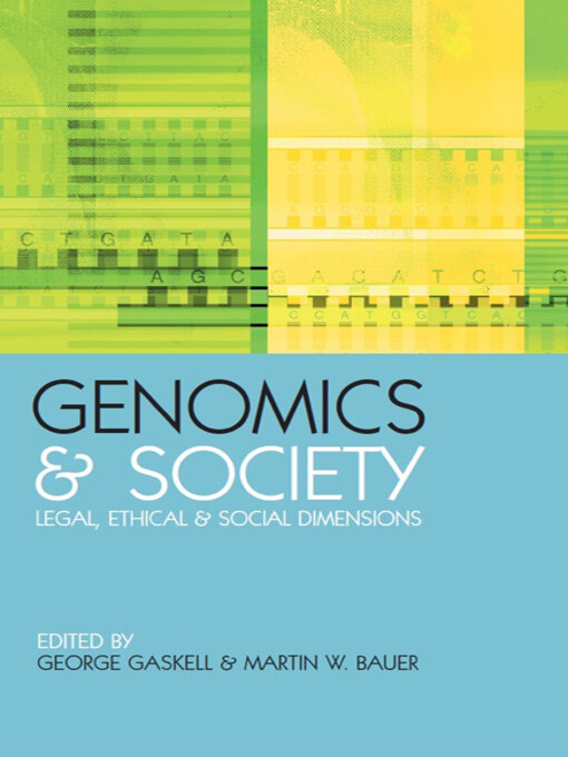 Title details for Genomics and Society by George Gaskell - Available